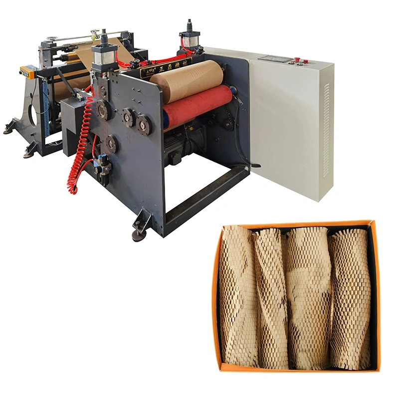 Bobleindpakningsrulle Honeycomb Paper Production Line Machine