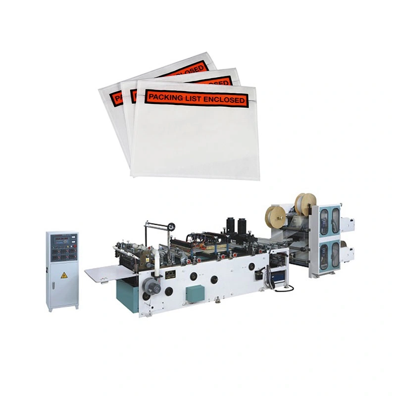 Pakkeliste Konvolutter Label Pouch Making Machine